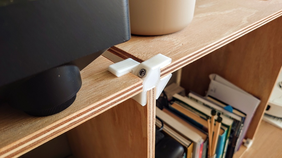 3d printed plywood connectors close top