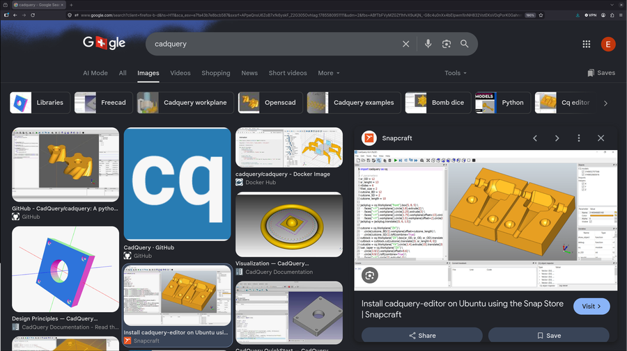 cadquery on google images